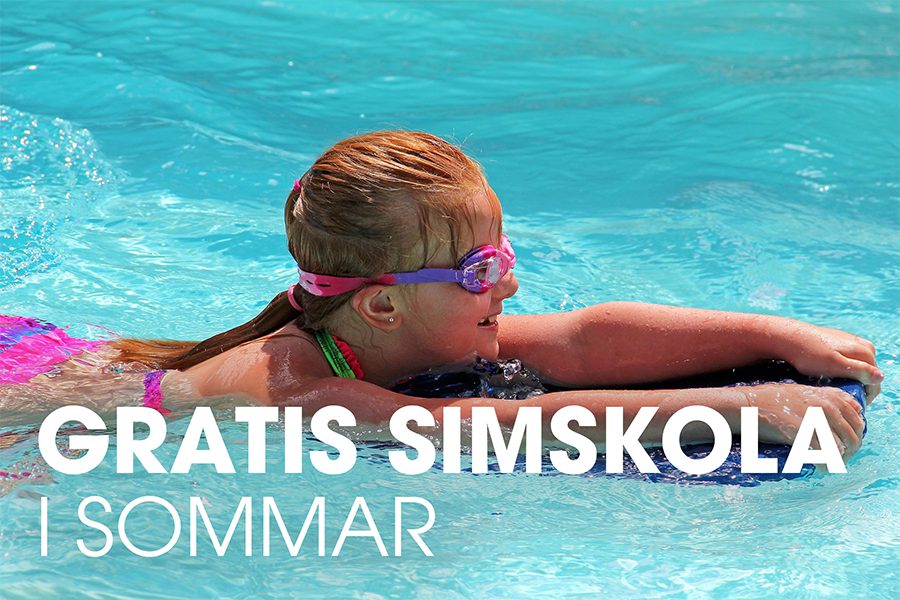 Gratis simskola för barn i sommar på Drottninghögsbadet