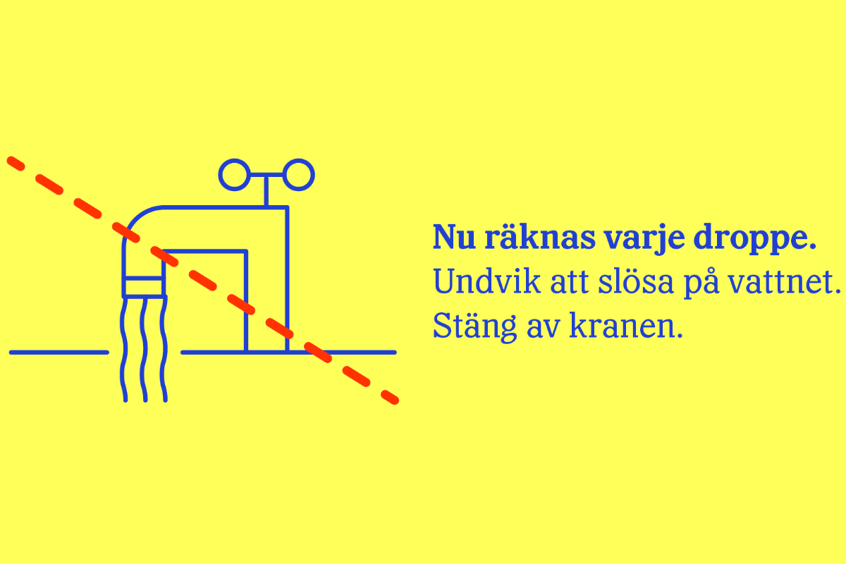 vattenbrist - liggande format