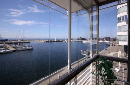 Norra Hamnen - utsikt från balkong